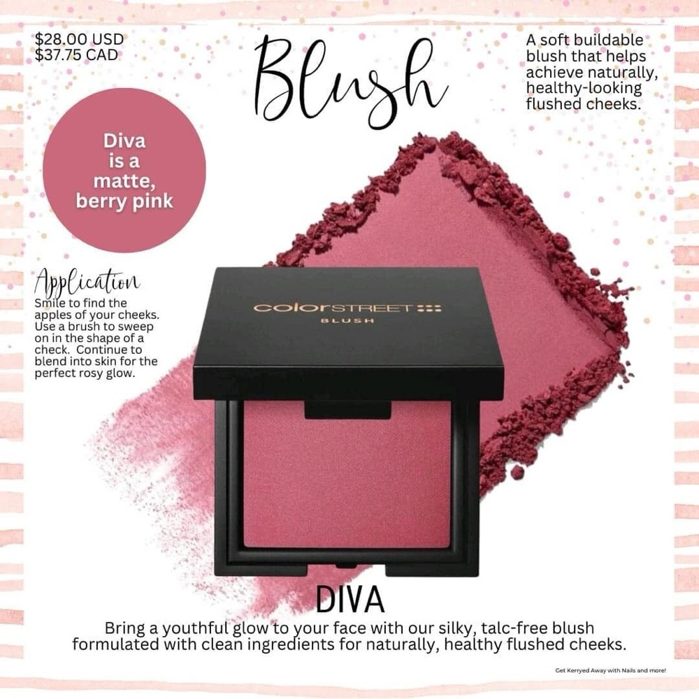 Color Street Diva blush